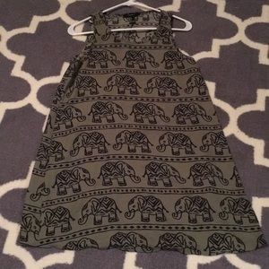 Elephant shift dress